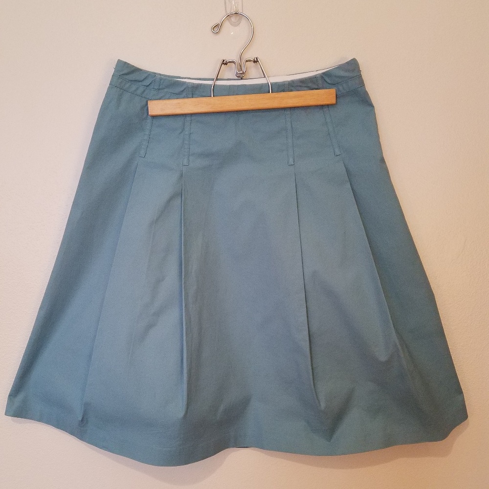 GAP Stretch Light Aqua A-Line Skirt